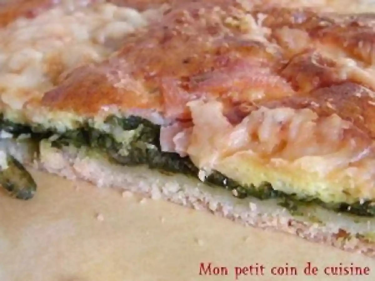 Quiche aux épinards et au saumon fumé