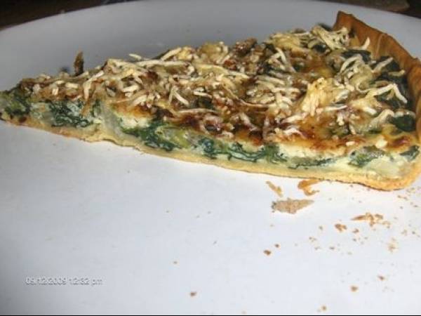 Quiche aux feuilles de blettes