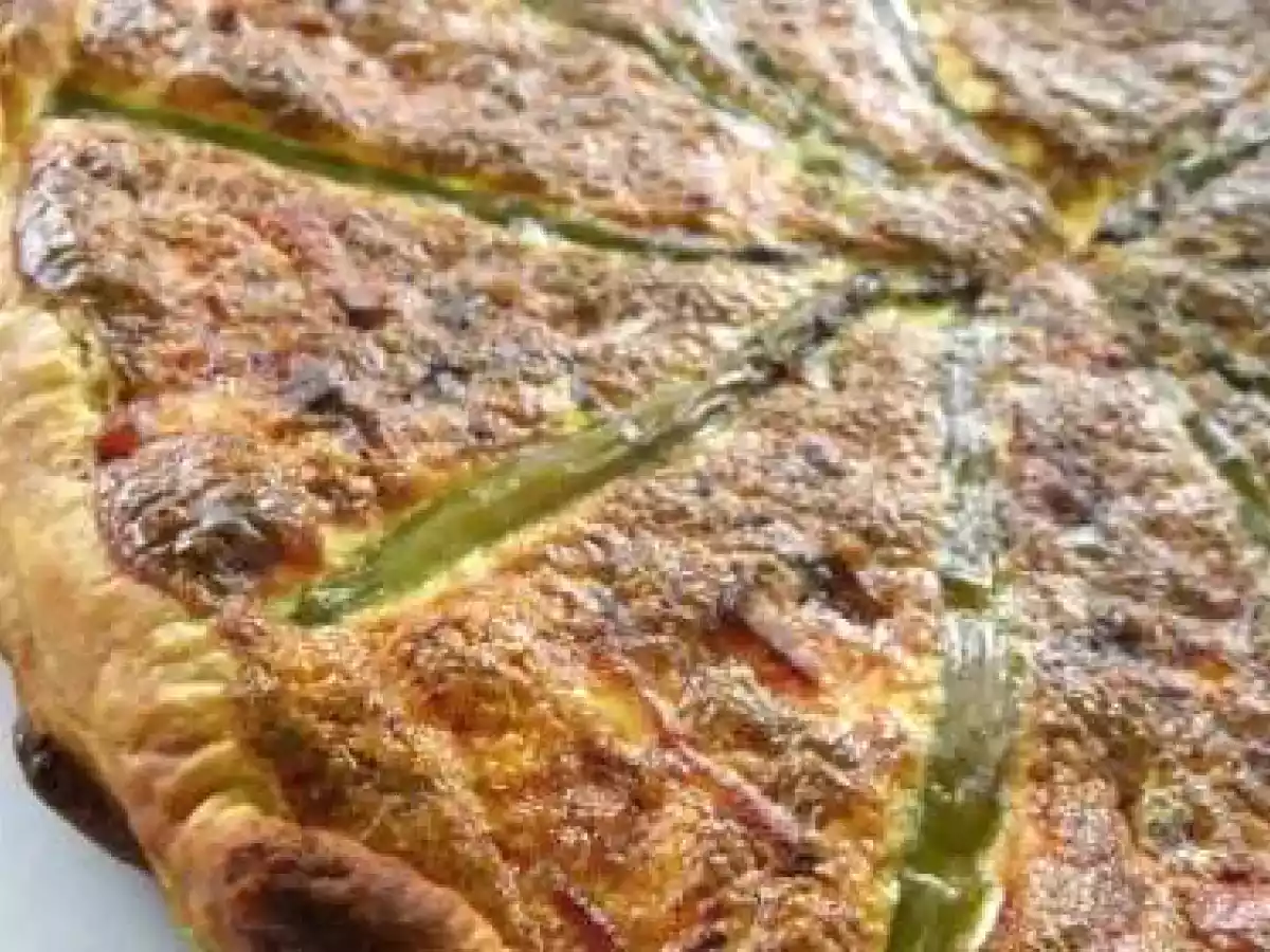 Quiche aux Lardons et Asperges