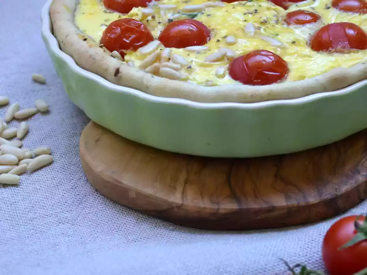 Quiche aux légumes et fromage de brebis - photo 2