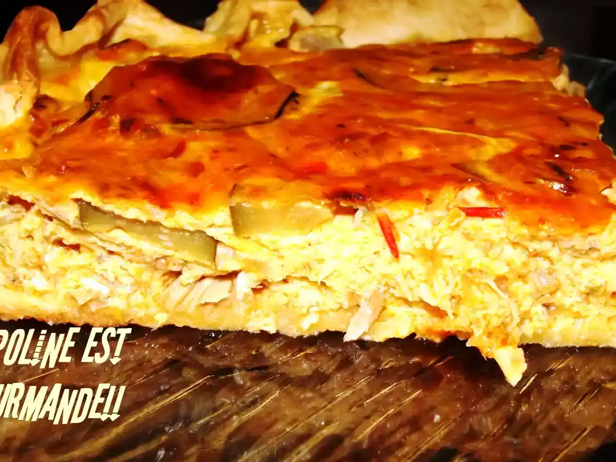 Quiche aux maquereaux et aux courgettes - photo 2