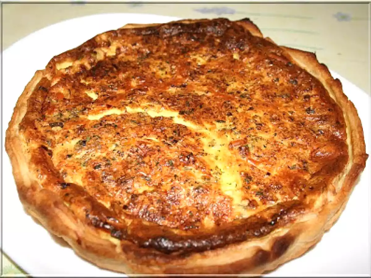 QUICHE AUX MOULES DE BOUCHOT, AU CURRY ET SAFRAN