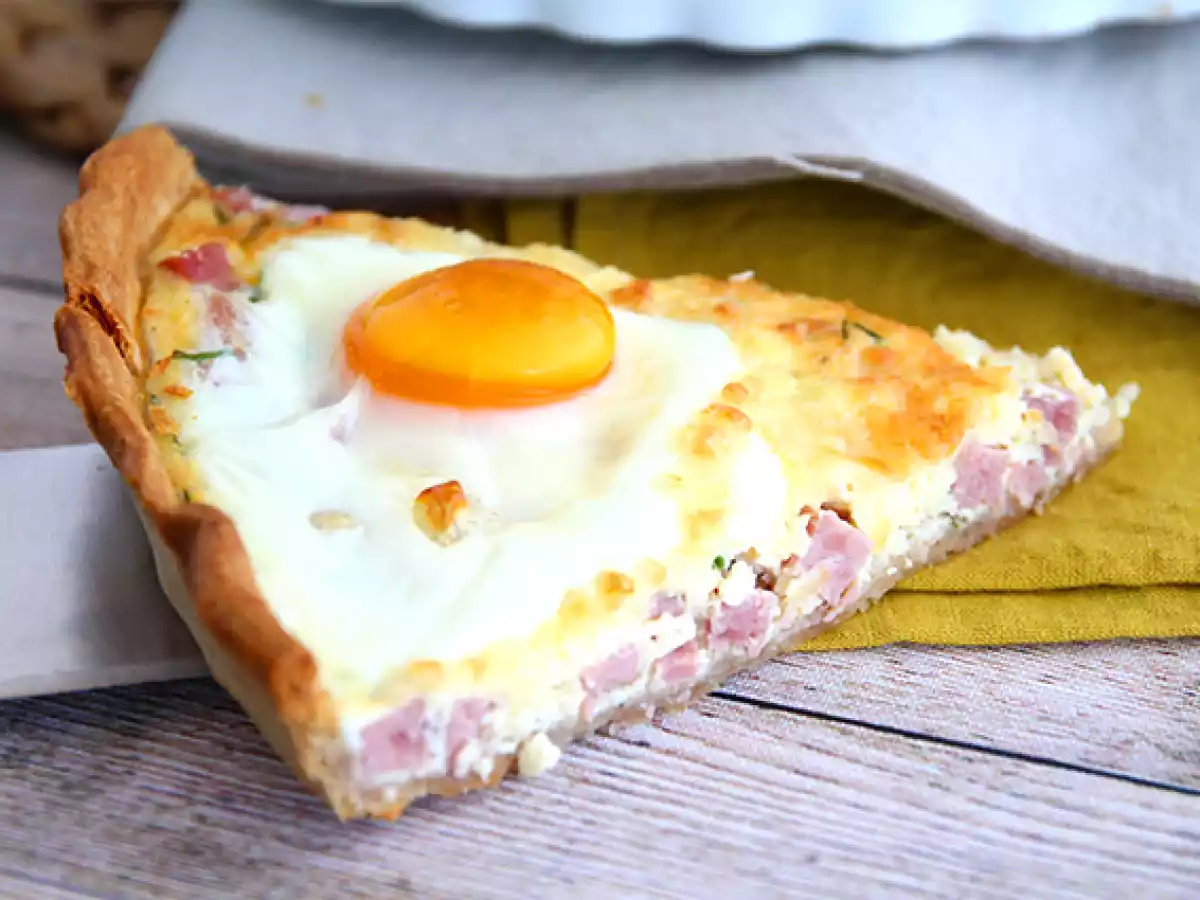 Quiche aux œufs et au jambon - photo 3