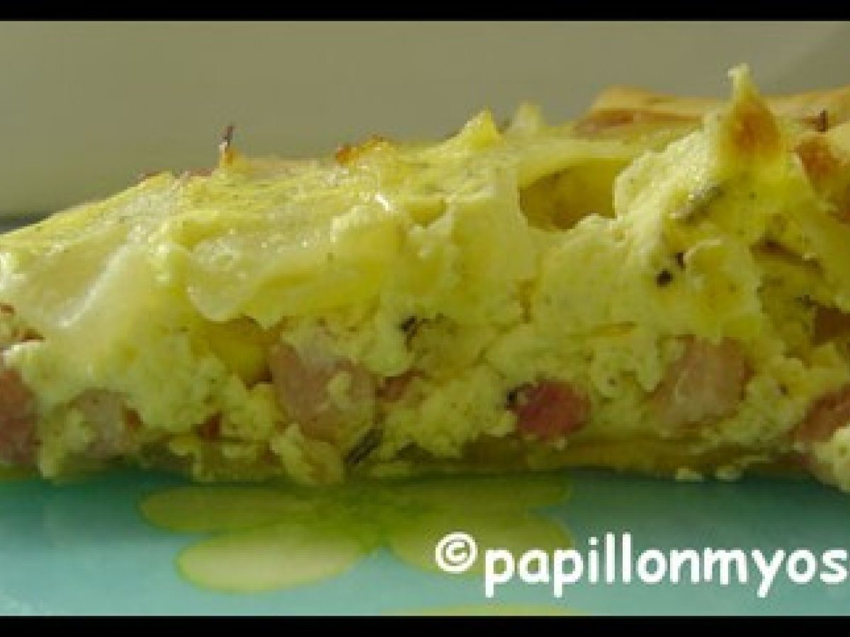 Quiche aux oignons et lardons Recette Ptitchef