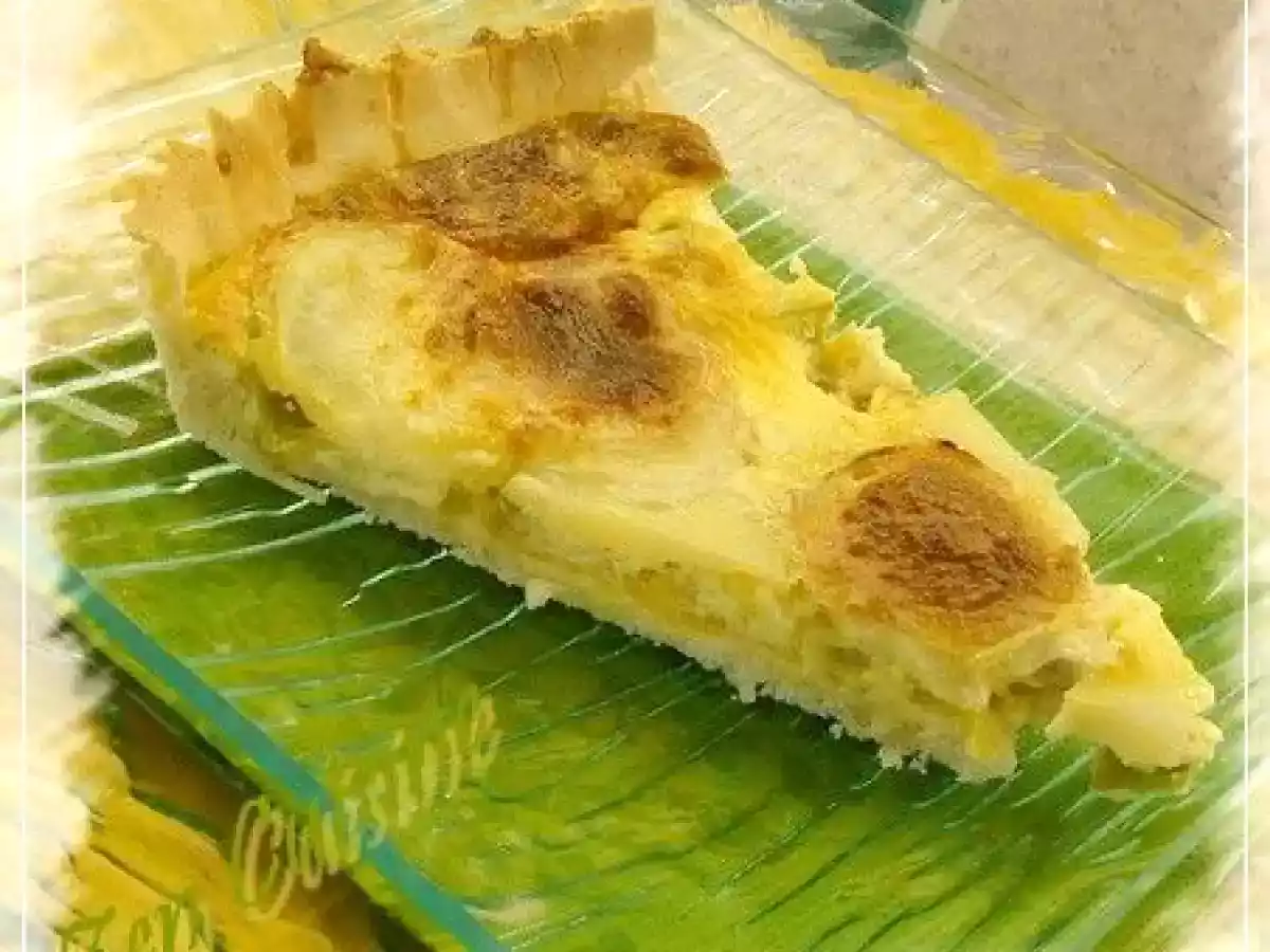 Quiche aux poireaux et chèvre sans gluten