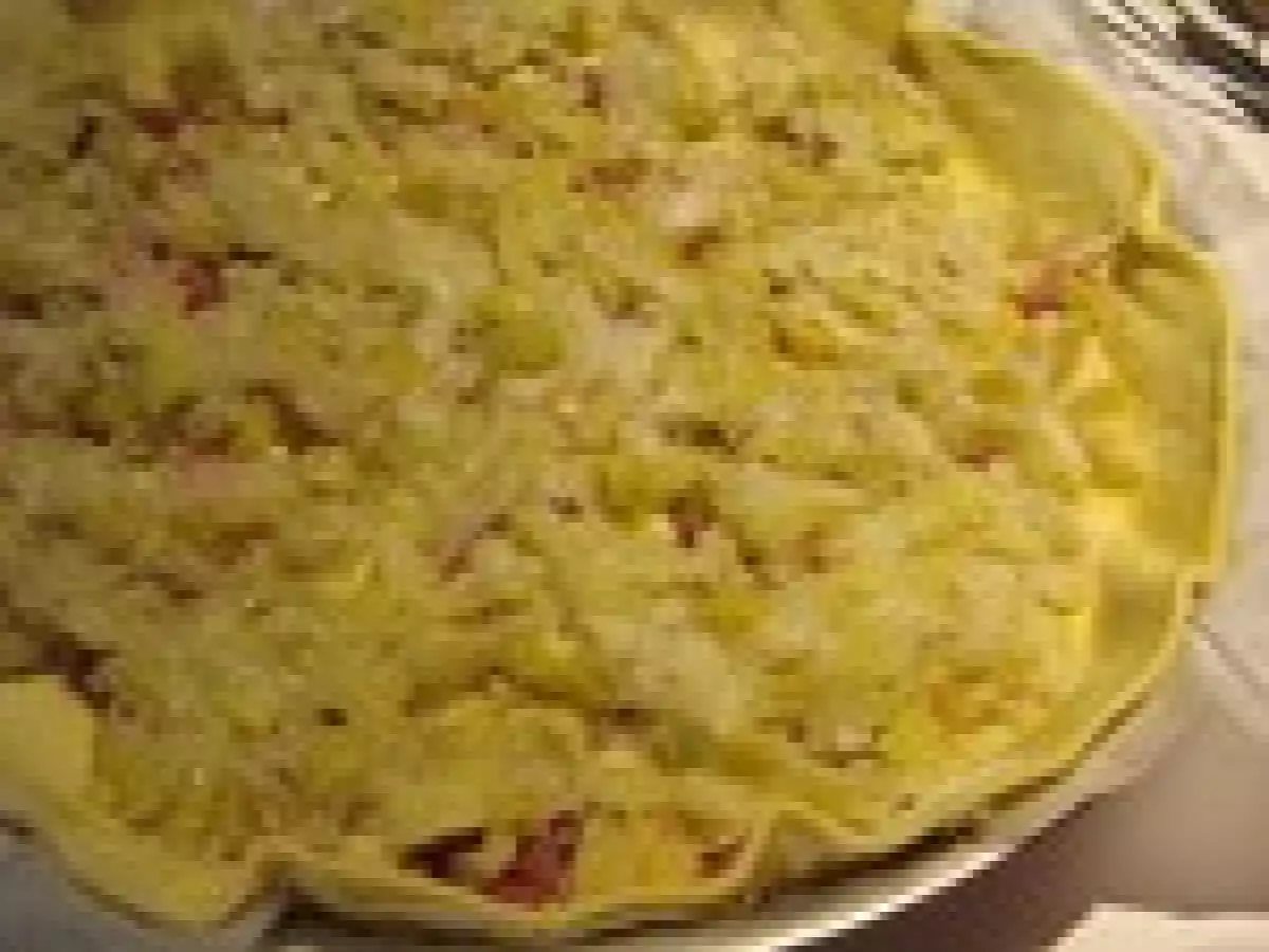 Quiche aux poireaux, lardons et beaufort - photo 2