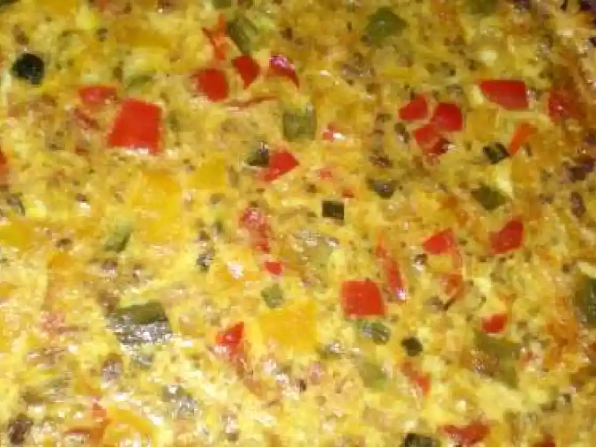 Quiche aux poivrons et à la viande hachée