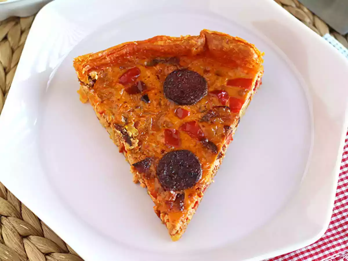 Quiche aux poivrons et chorizo - photo 4