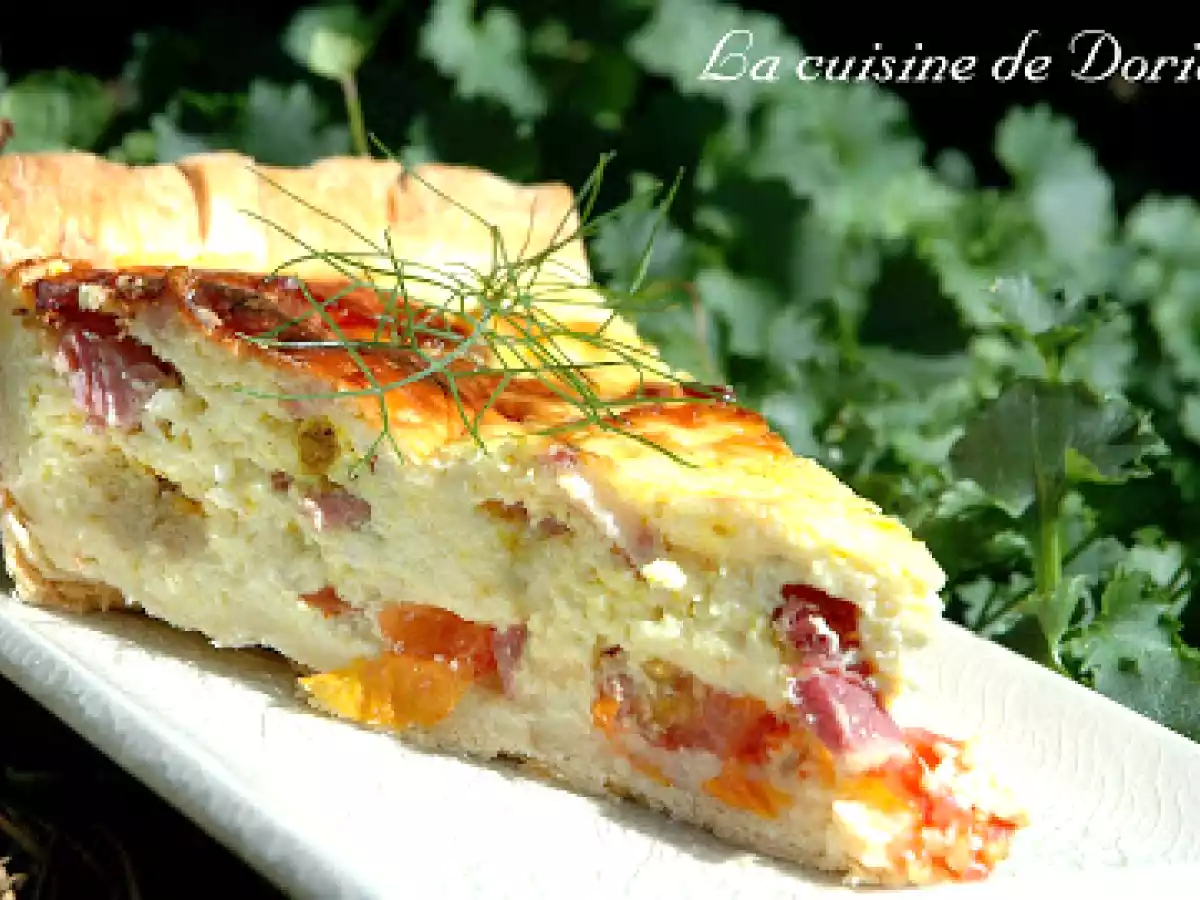 Quiche aux tomates cerises et ricotta