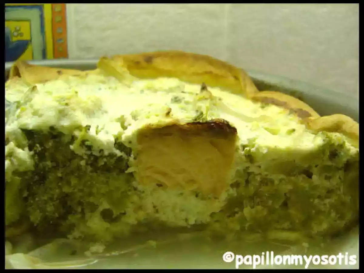 QUICHE BROCOLIS & SAUMON A LA RICOTTA - photo 2