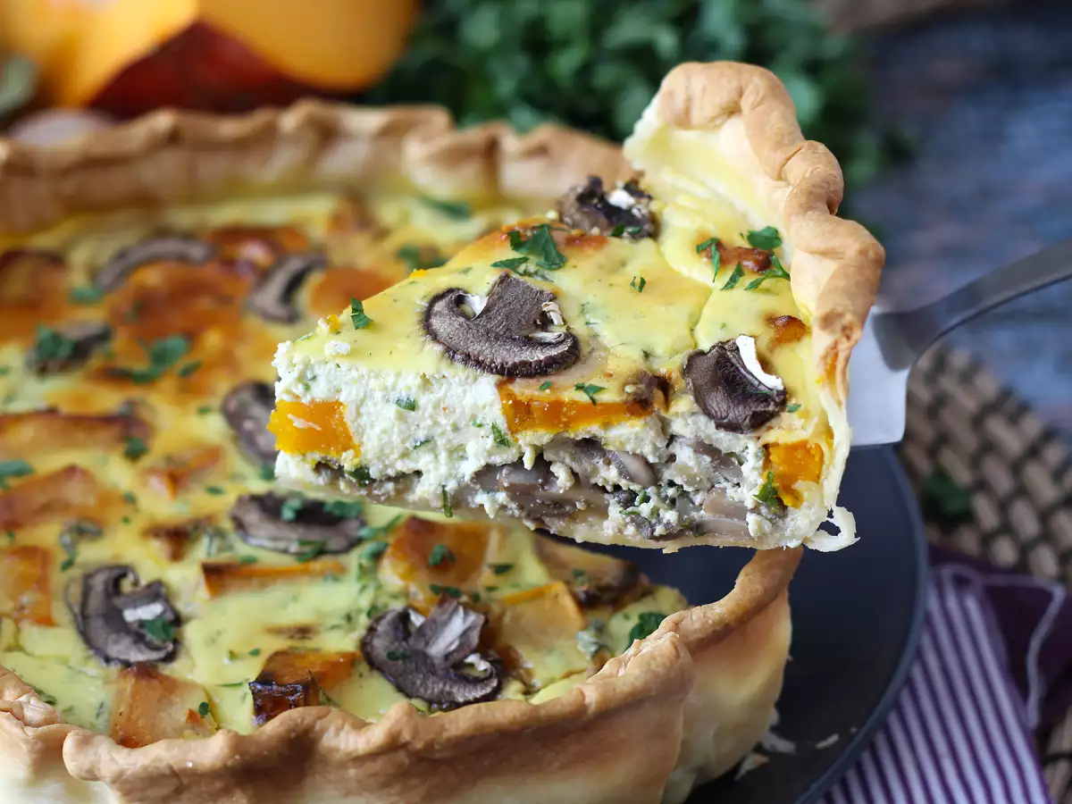 Quiche champignon et potimarron - photo 3