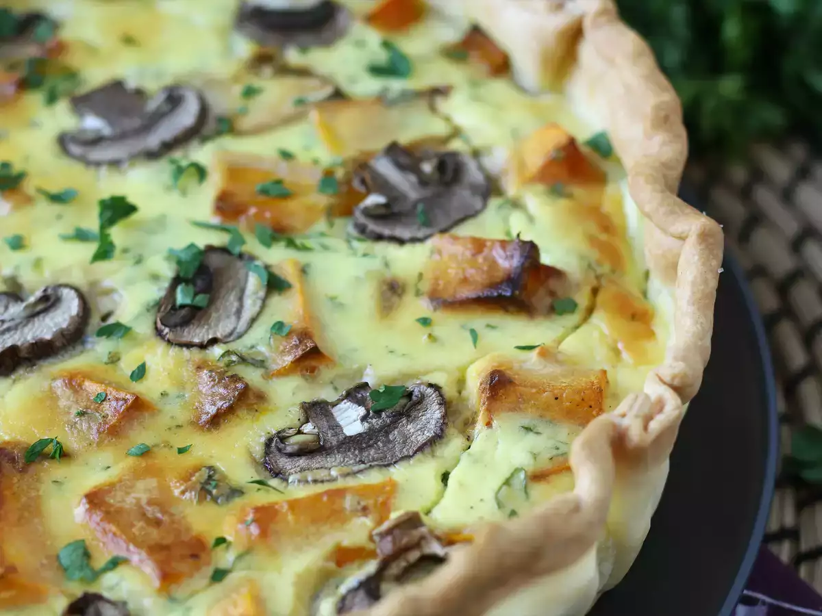 Quiche champignon et potimarron - photo 4
