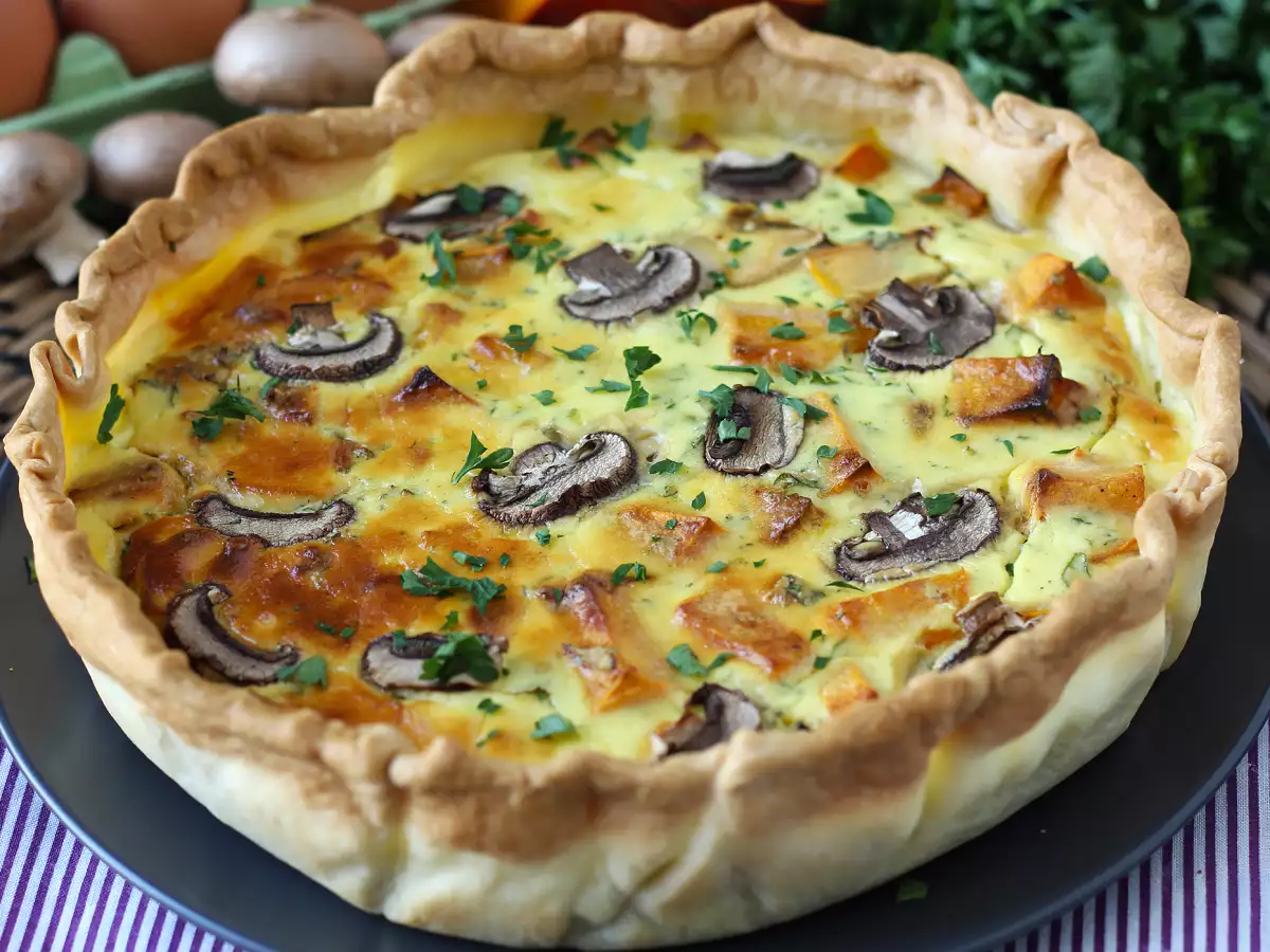 Quiche champignon et potimarron - photo 5