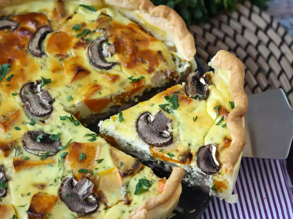 Quiche champignon et potimarron - photo 7