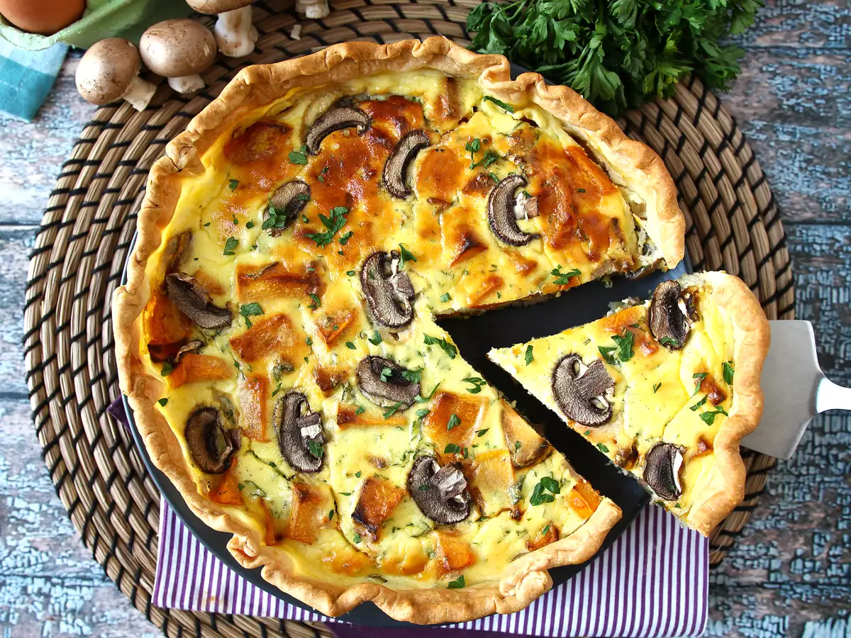 Quiche champignon et potimarron - photo 8