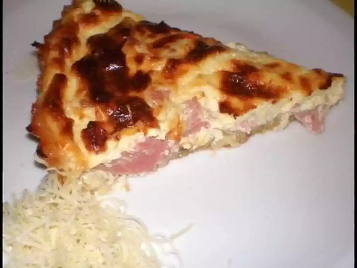 Quiche chèvre et jambon