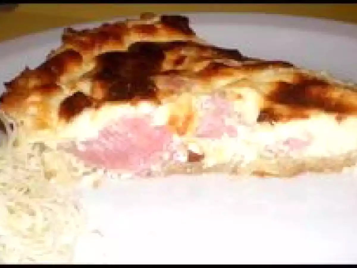Quiche chèvre et jambon - photo 2