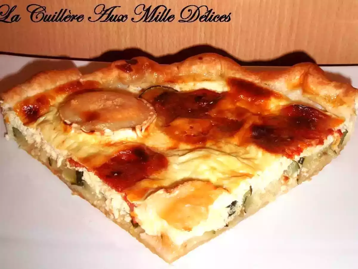 Quiche courgette, chèvre & chorizo - photo 2