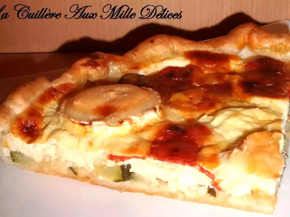 Quiche courgette, chèvre & chorizo - photo 3