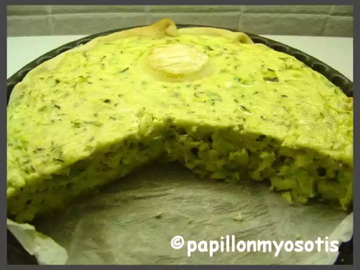QUICHE COURGETTE ET CHEVRE - photo 2