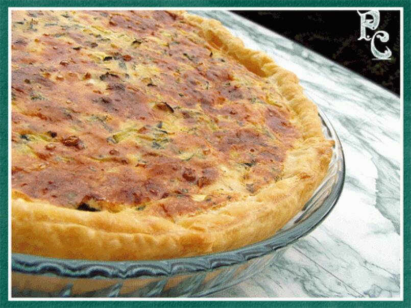 Quiche de courgettes au thon