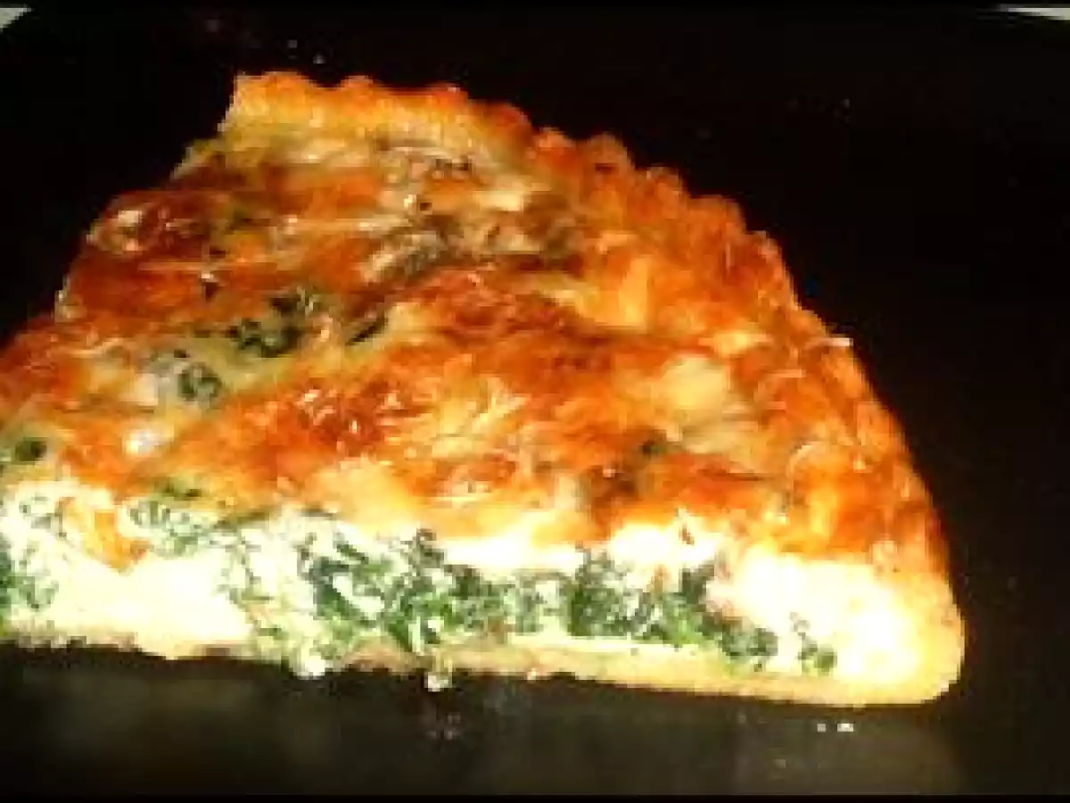Quiche épinard et gorgonzola