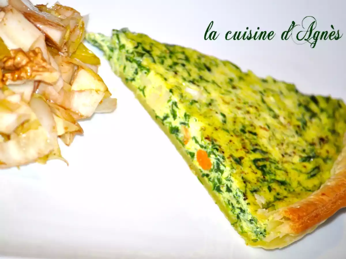 Quiche épinard saint-jacques