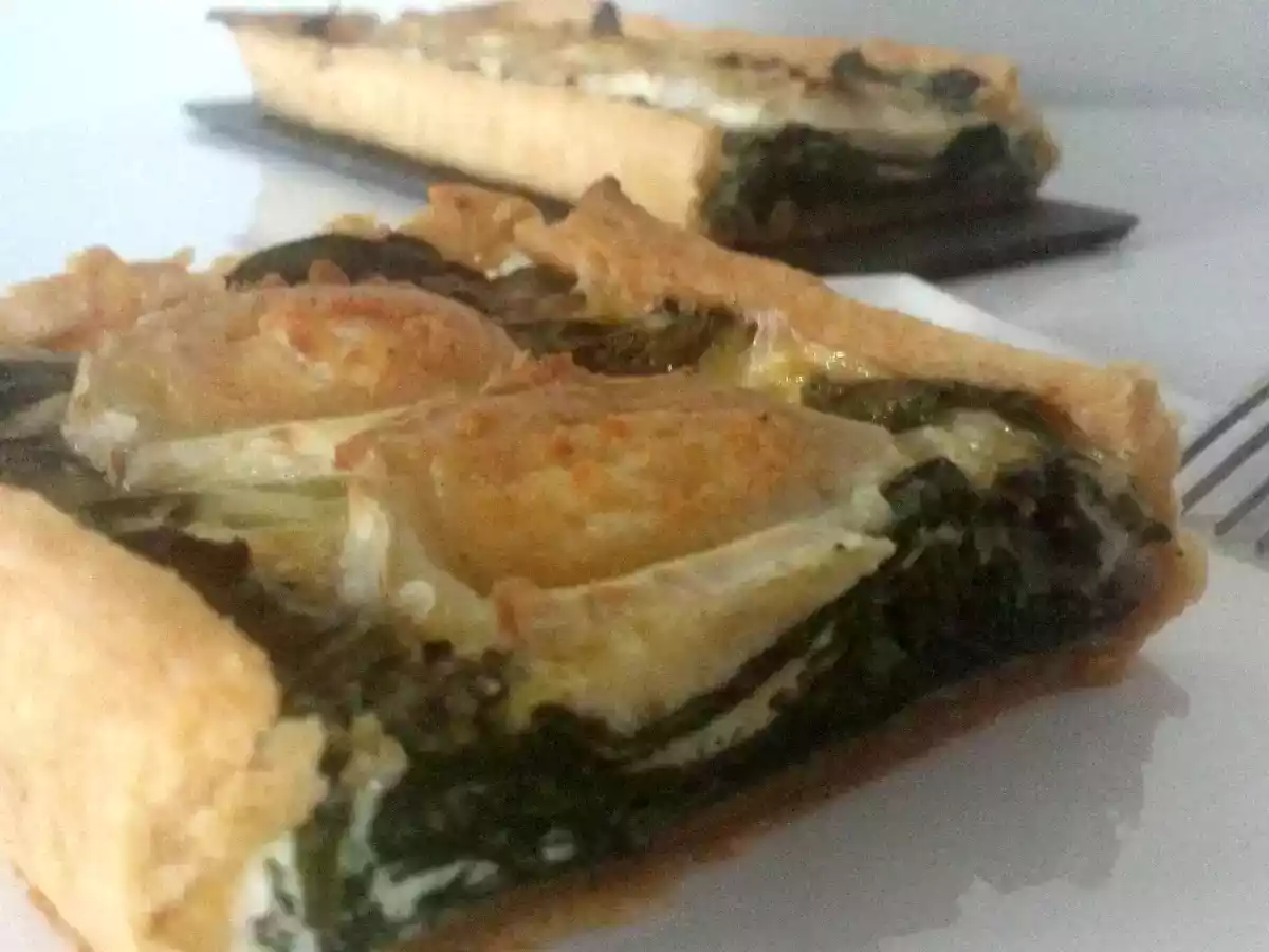 Quiche épinards frais et chèvre - photo 4