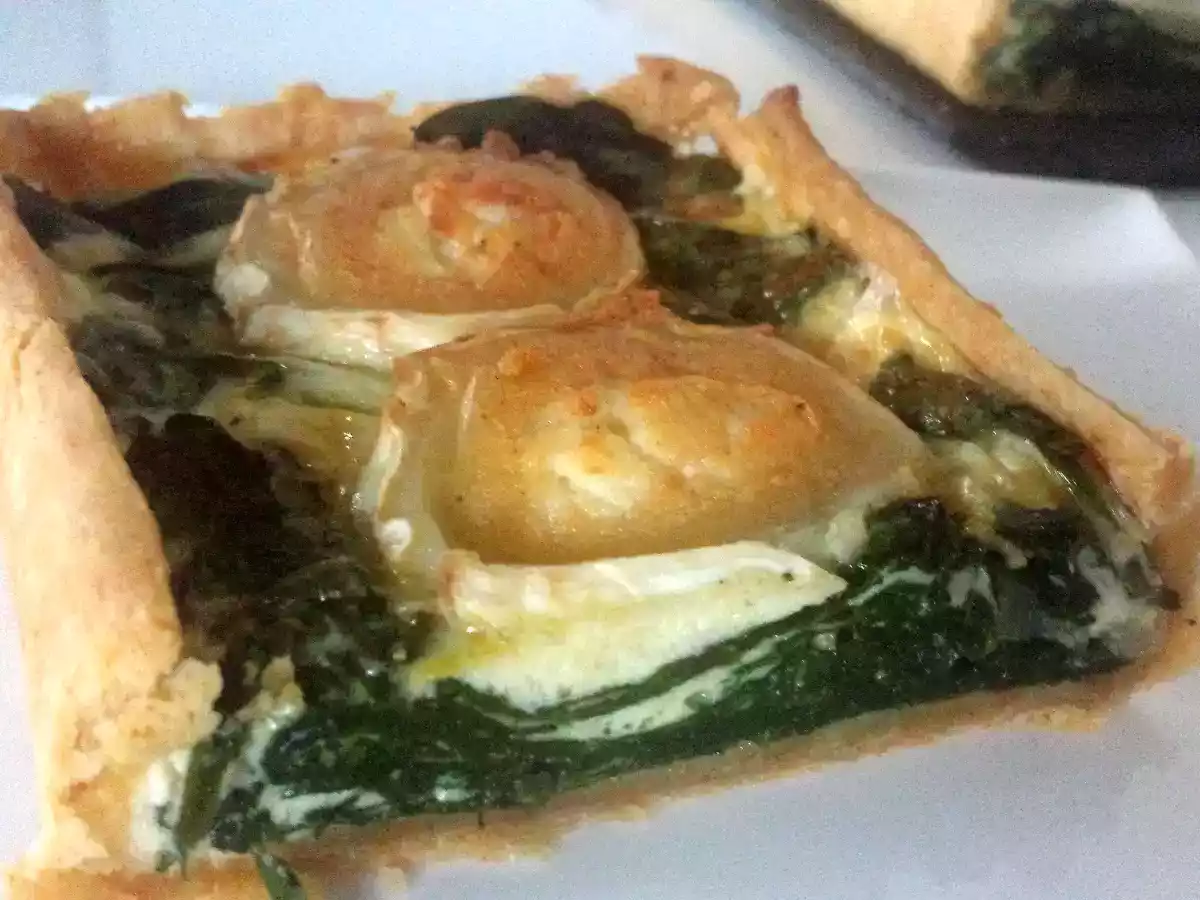 Quiche épinards frais et chèvre - photo 5
