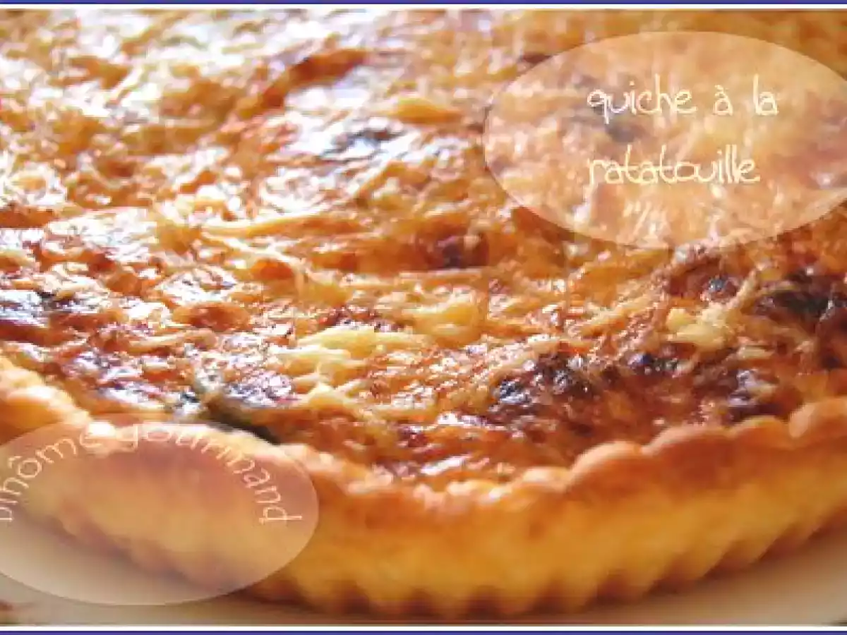 Quiche express à la ratatouille et au thon - photo 3