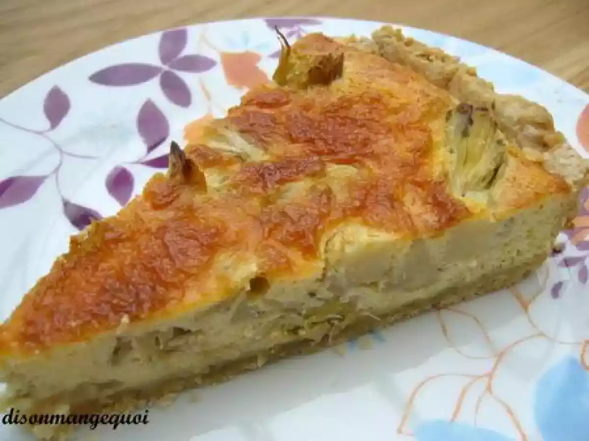 Quiche italienne fondante aux artichauts et au mascarpone - photo 2