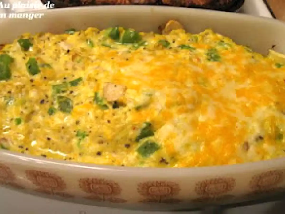 Quiche jardinière sans croûte