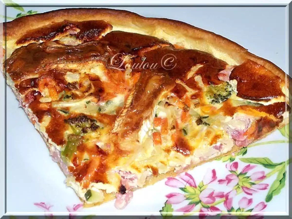 quiche lardons légumes camembert - photo 3