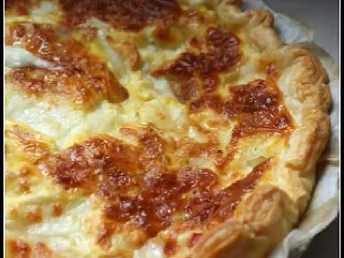 Quiche lorraine à la mozzarella