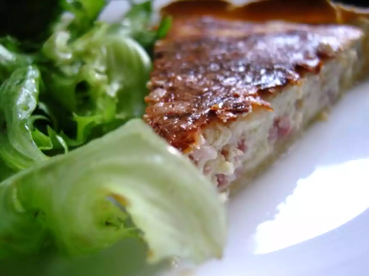 Quiche lorraine à la ricotta et au parmesan - photo 2