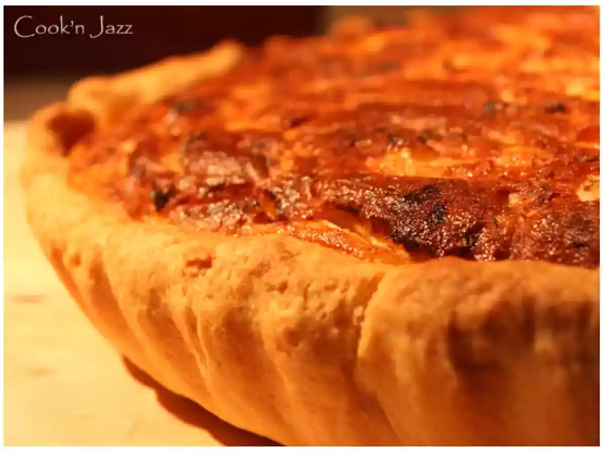 Quiche mascarpone et oignons