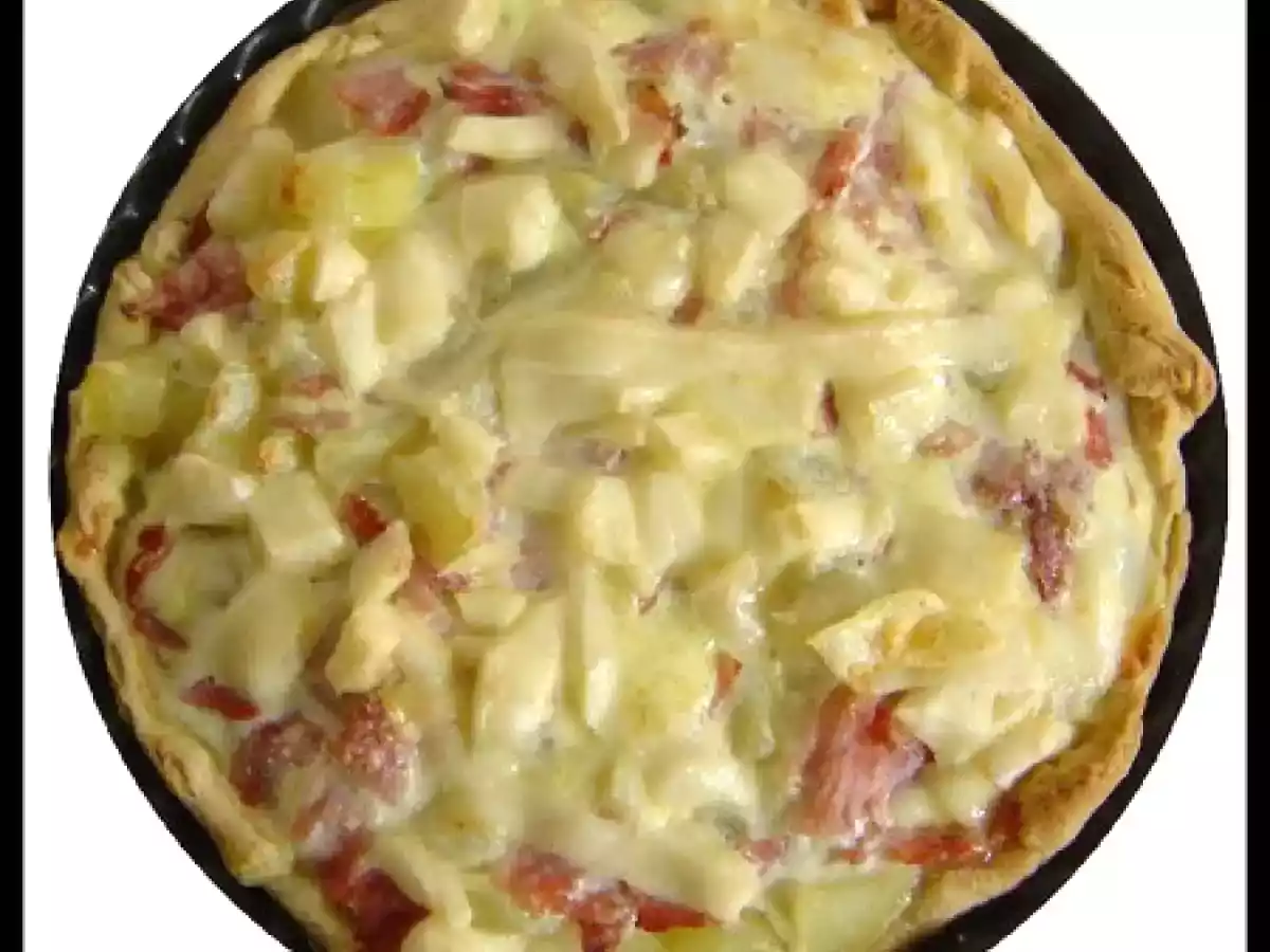 QUICHE PARMENTIERE AU GOUDA
