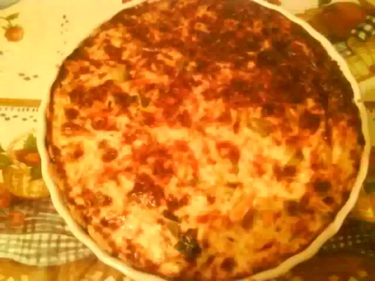 Quiche poireaux emmental, mimolette - photo 2