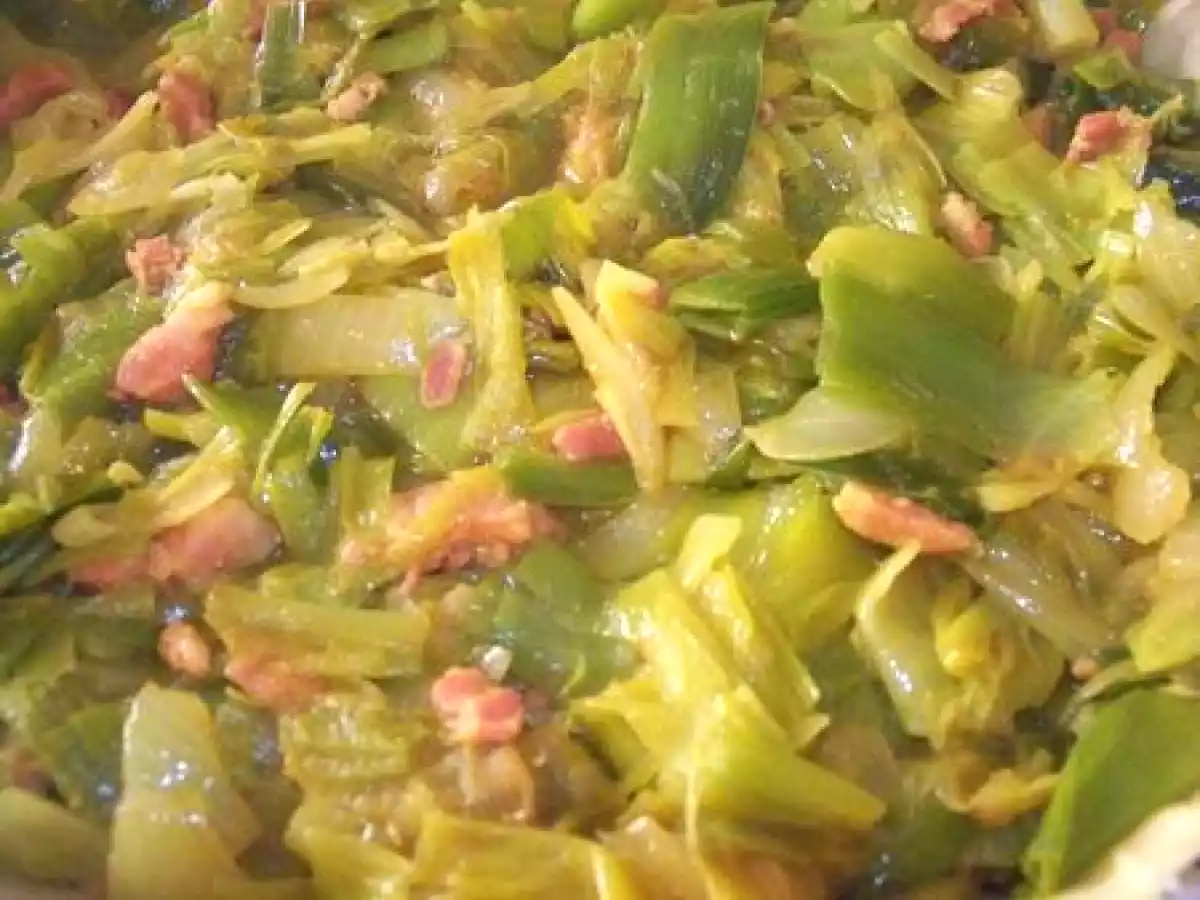 Quiche poireaux lardons curcuma curry - photo 2