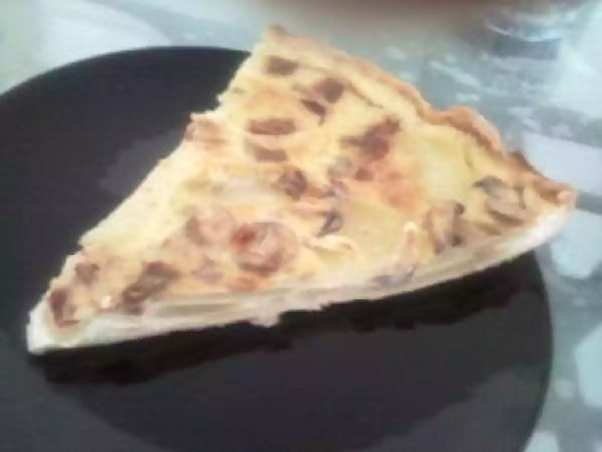 QUICHE POMME DE TERRE/CHAMPIGNONS