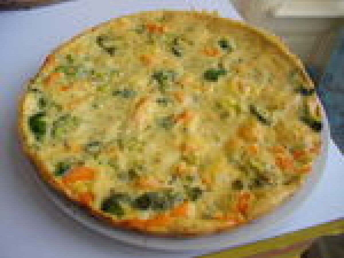Recette de quiche sans pâte au saumon et brocolis