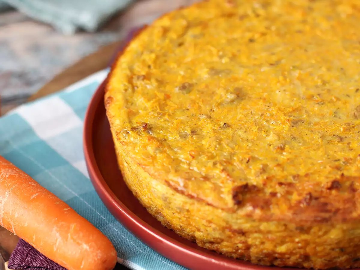 Quiche sans pâte au thon, carottes et cottage cheese : facile et protéinée - photo 4