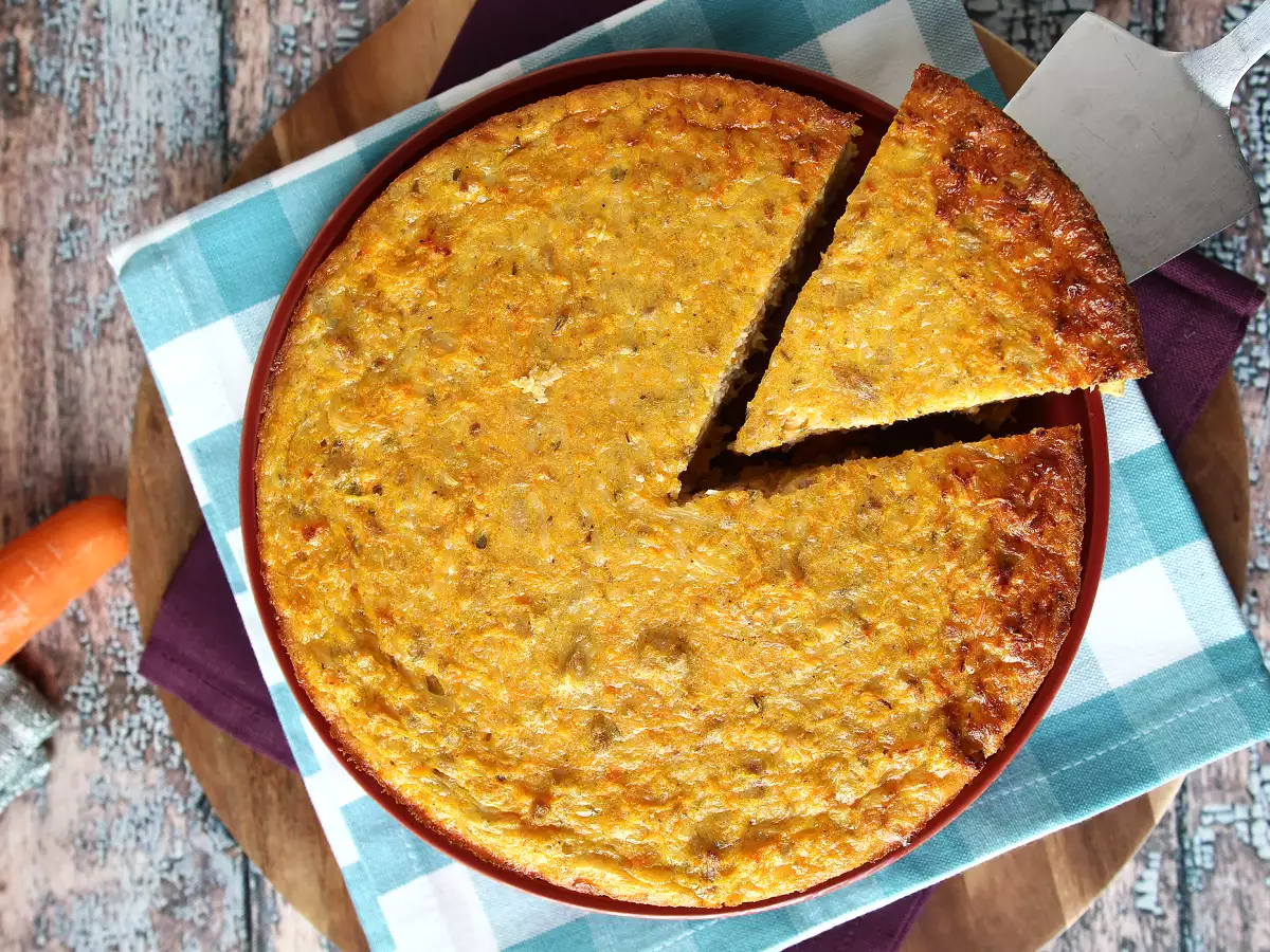 Quiche sans pâte au thon, carottes et cottage cheese : facile et protéinée - photo 6