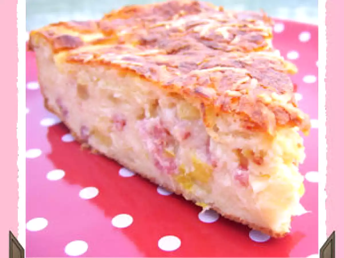 Quiche sans pâte aux poireaux (5 ProPoints)