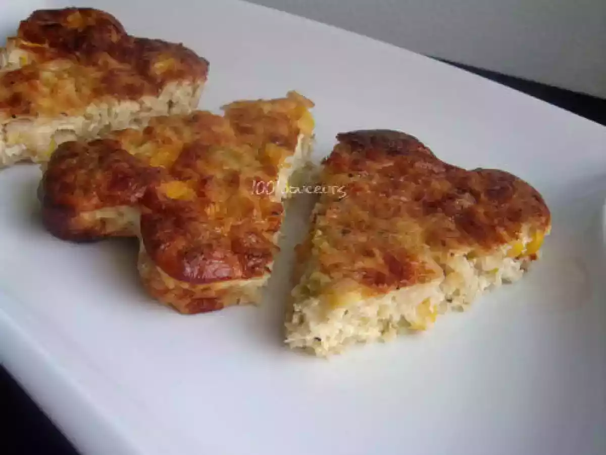 Quiche sans pâte aux poireaux et maïs