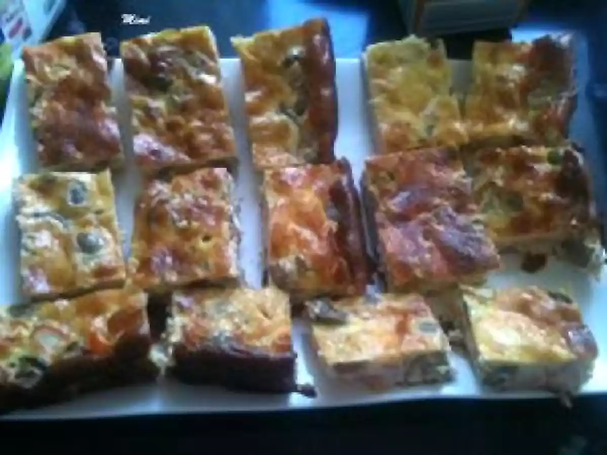 Quiche sans pate aux surimi