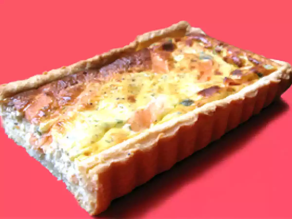 Quiche saumon & tzatziki