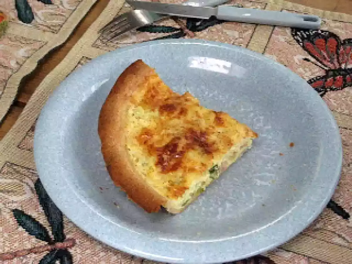 Quiche simple au fromage cottage - photo 2