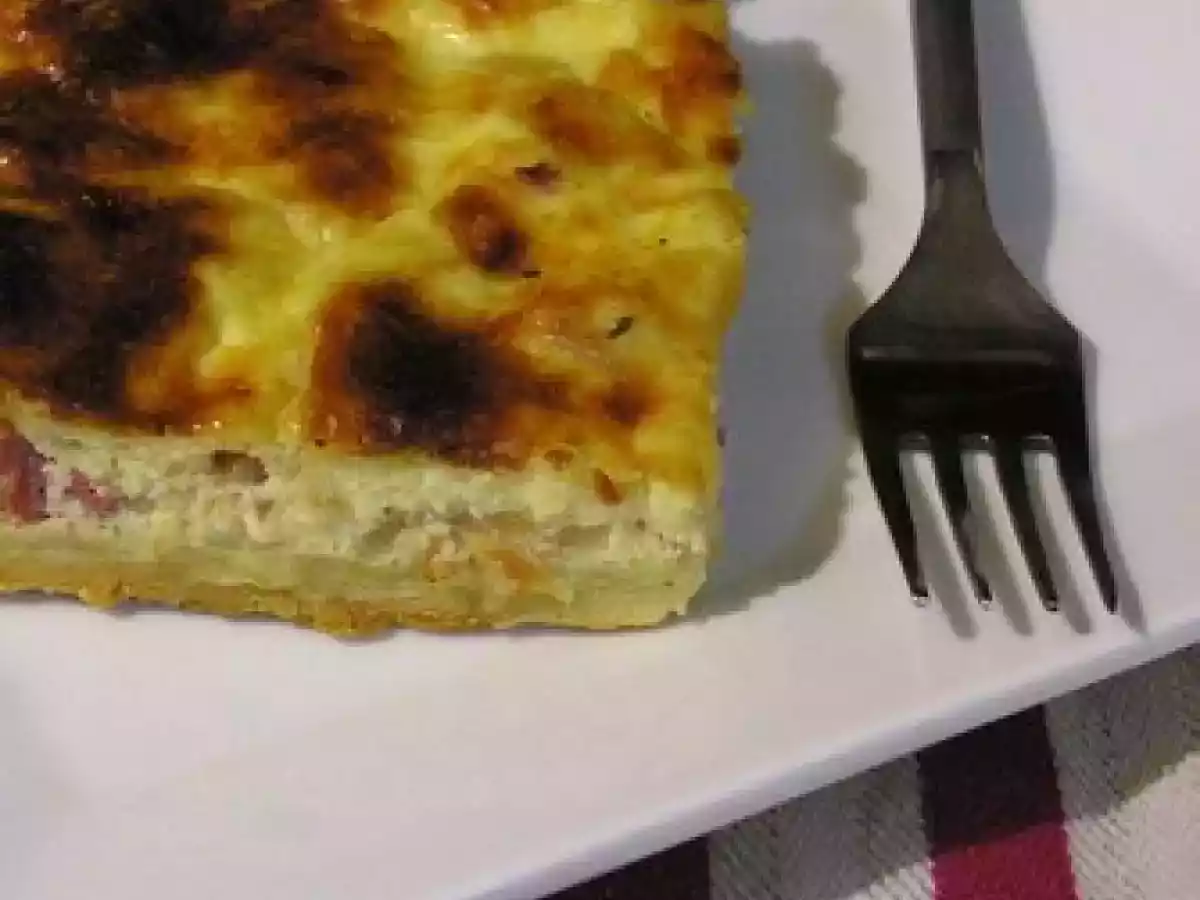 Quiche tahitienne au pua'a rôti
