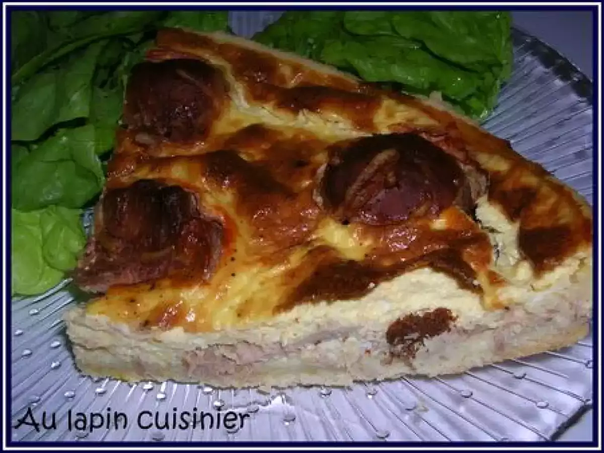 Quiche thon-champignons.....à la grecque ! - photo 2